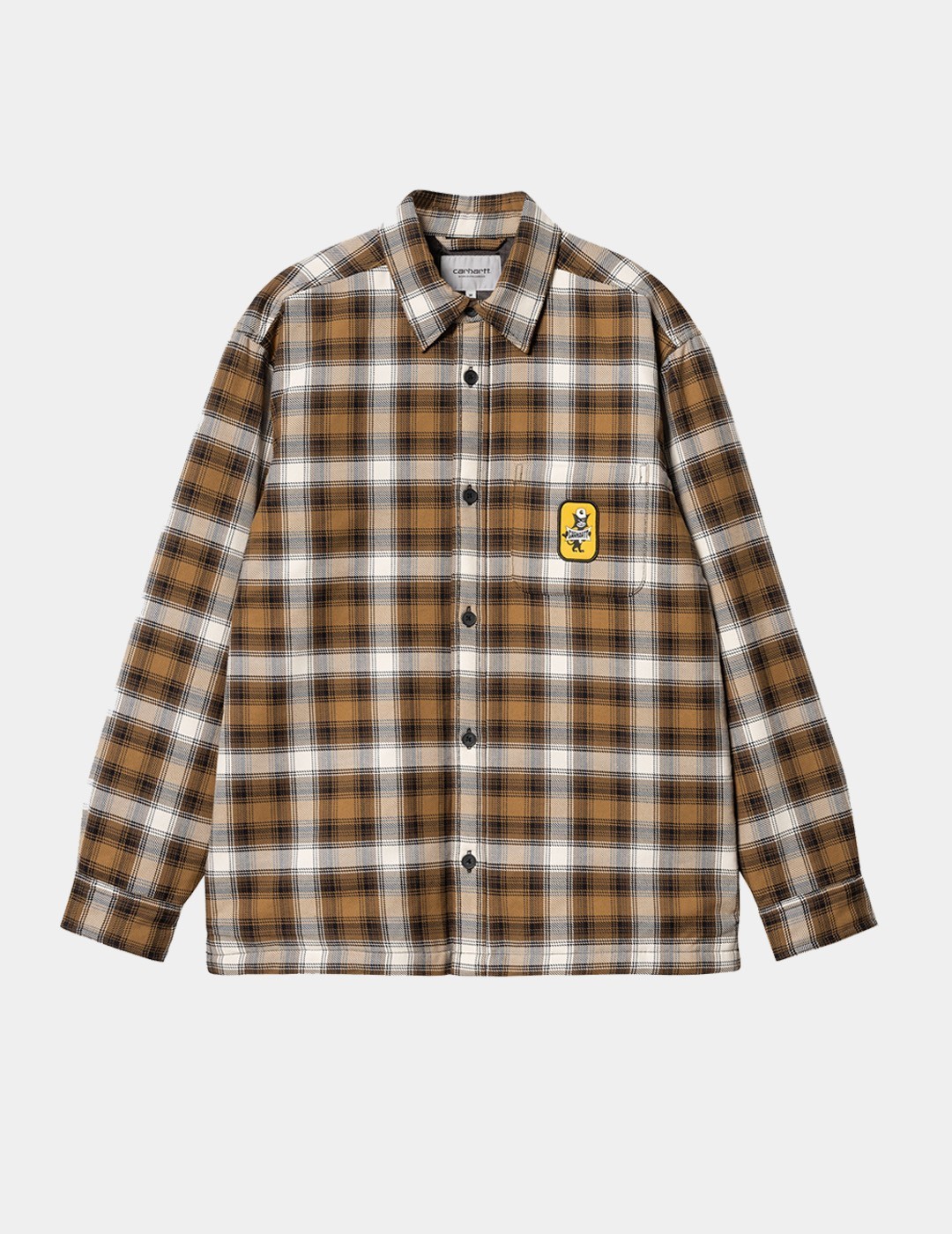 Camisa CARHARTT WIP monahan shirt jac hamilton brown